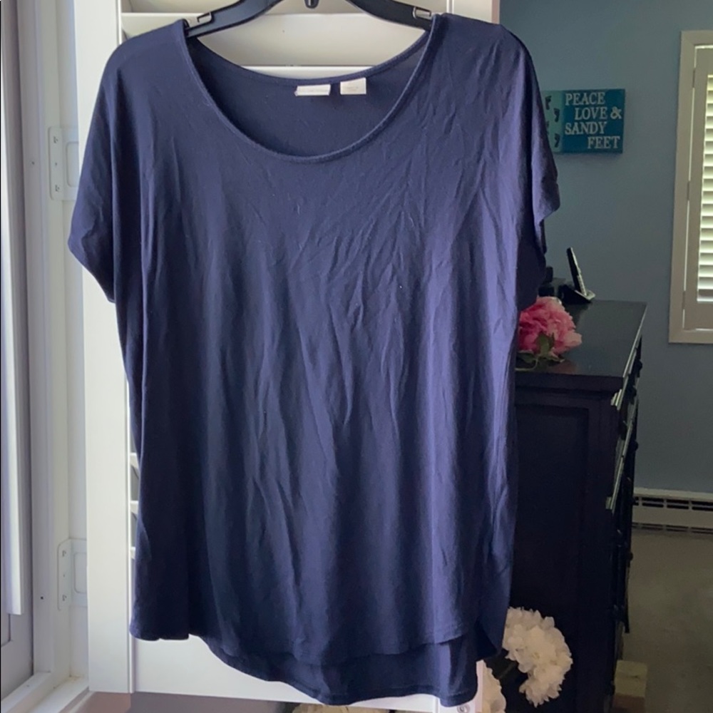 Navy casual top